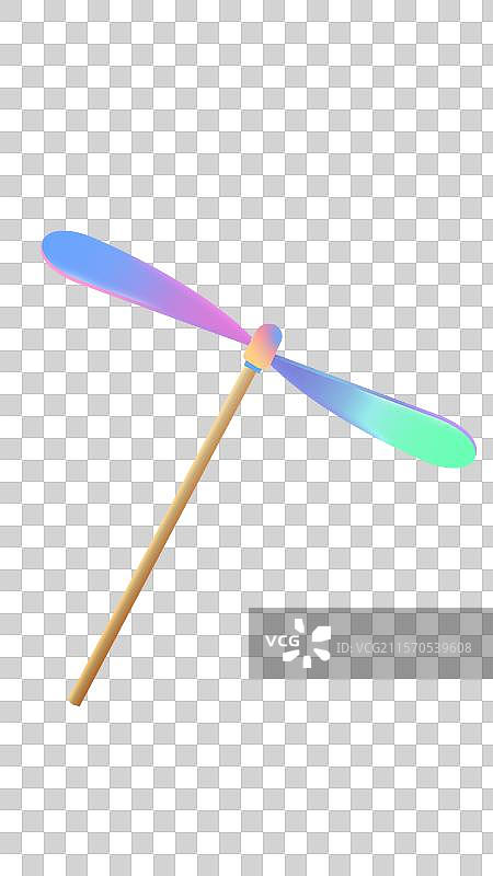 六一儿童节童趣竹蜻蜓图片素材