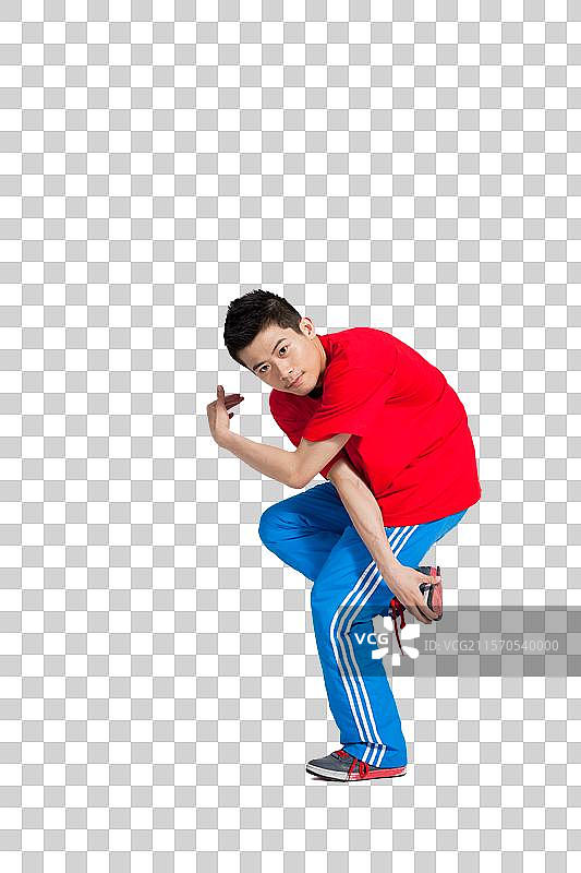 棚拍年轻人跳街舞图片素材