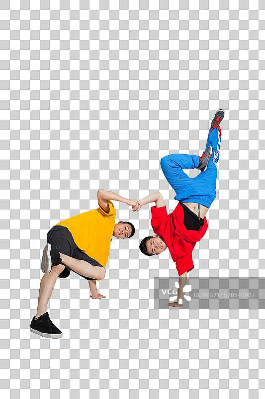 棚拍年轻人跳街舞图片素材