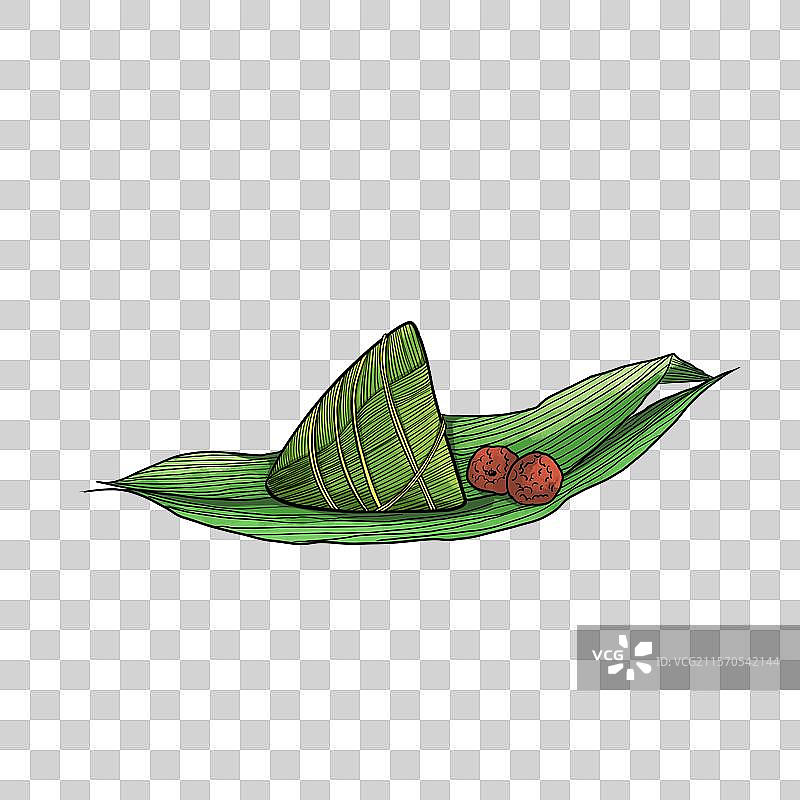 端午节美食粽子红枣图片素材