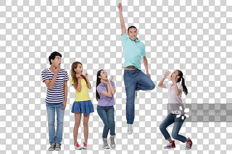 棚拍休闲装年轻人图片素材