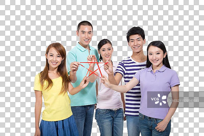 棚拍休闲装年轻人图片素材