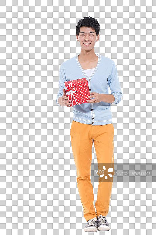 棚拍休闲装年轻男人图片素材