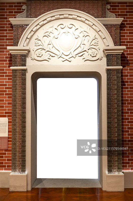 上博书画馆八景之六 石库门 上海博物馆东馆图片素材