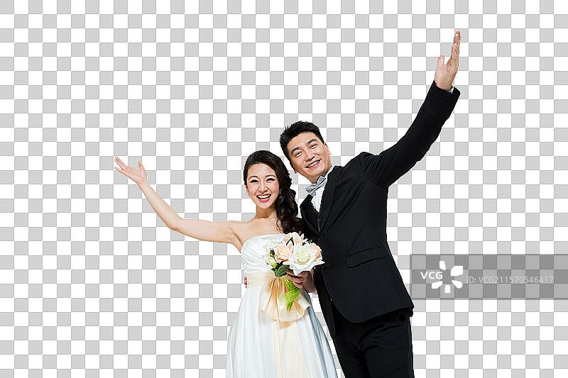 棚拍礼服新婚夫妇情侣图片素材