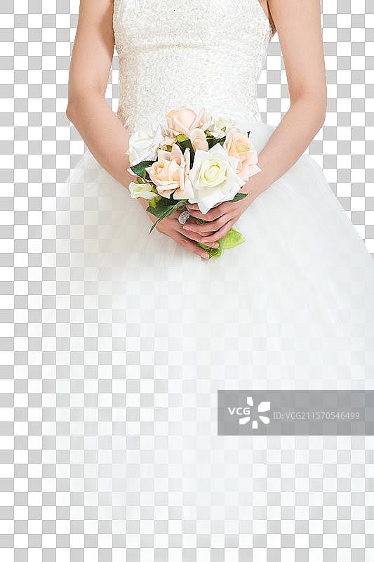 棚拍婚纱新娘图片素材