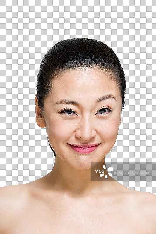 棚拍年轻女人美容图片素材