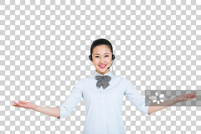 棚拍办公室年轻女人图片素材