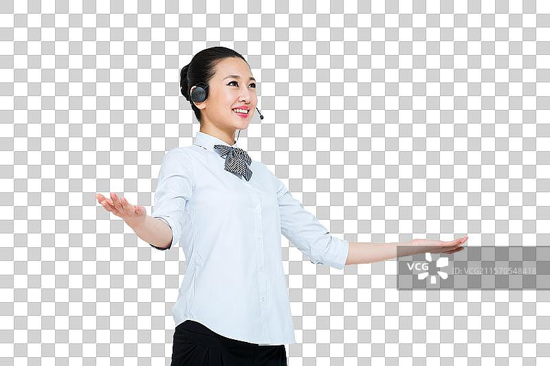 棚拍办公室年轻女人图片素材