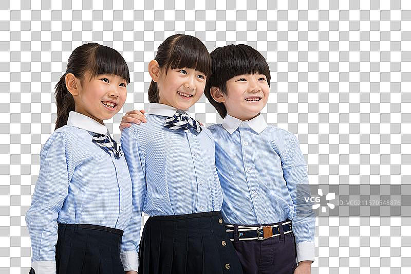 小学生群体像图片素材