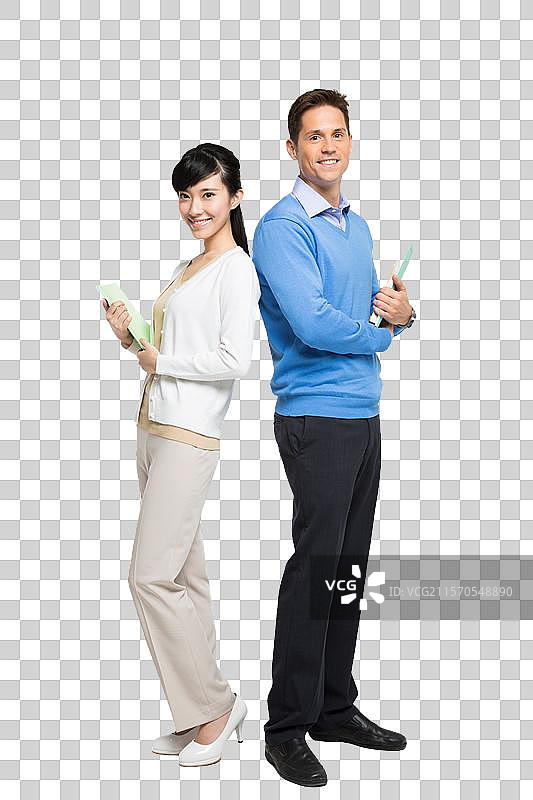 外教老师和年轻女性图片素材