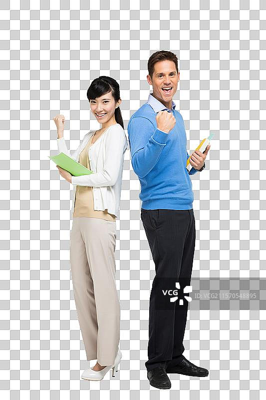 外教老师和年轻女性图片素材