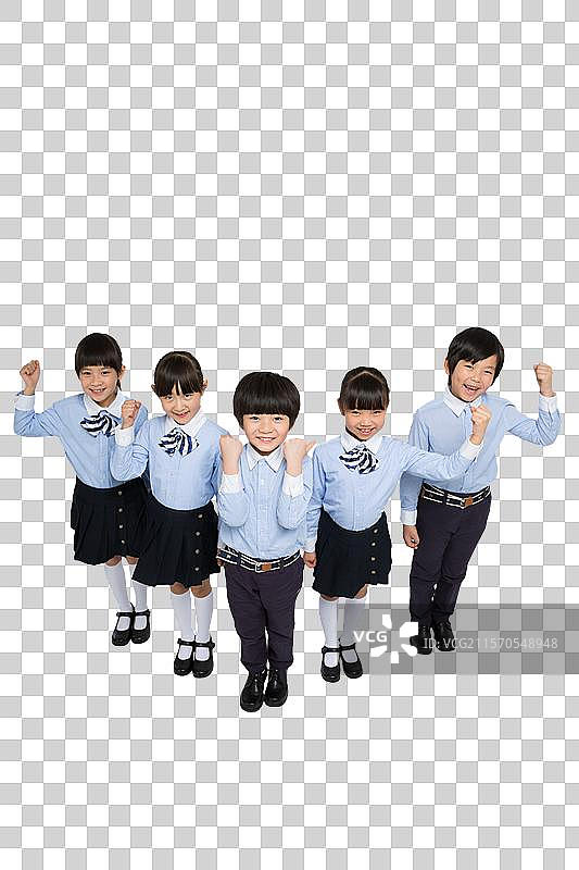 小学生群体像图片素材