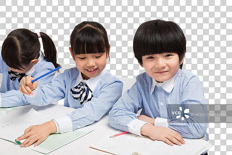 小学生写作业图片素材