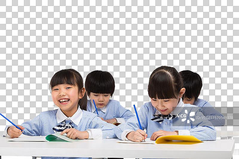 小学生写作业图片素材