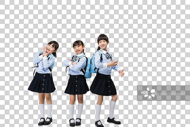 小学生群体像图片素材