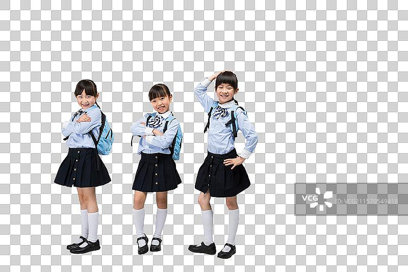 小学生群体像图片素材