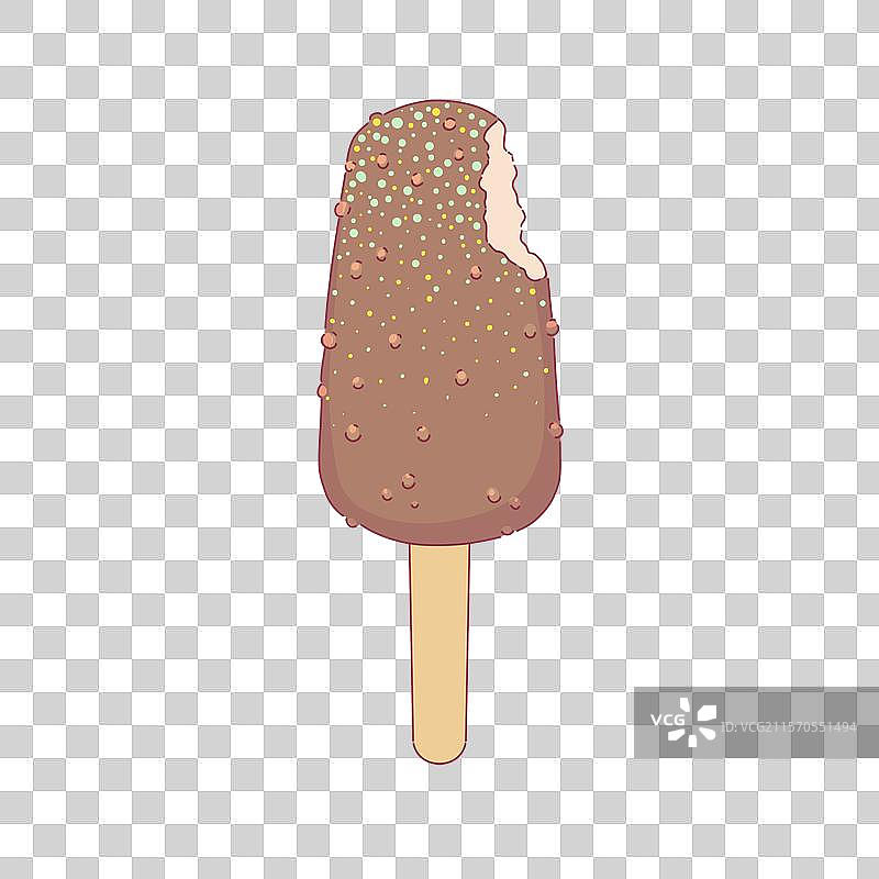 清新手绘夏天冷饮雪糕冰淇淋果汁等食品元素图片素材