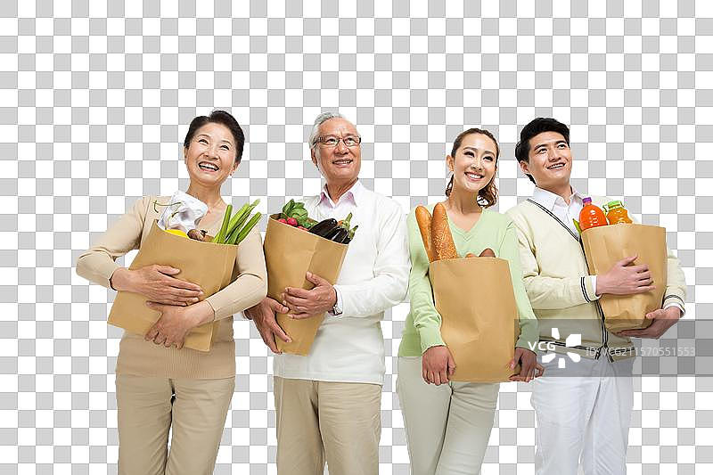 棚拍家庭超市购物图片素材