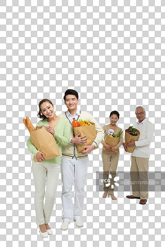 棚拍家庭超市购物图片素材