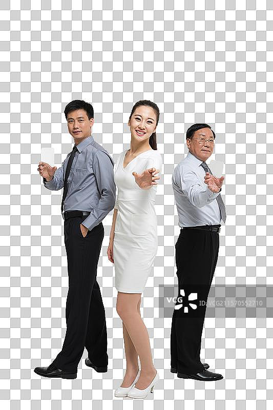 棚拍科技商务人士使用智能手机图片素材