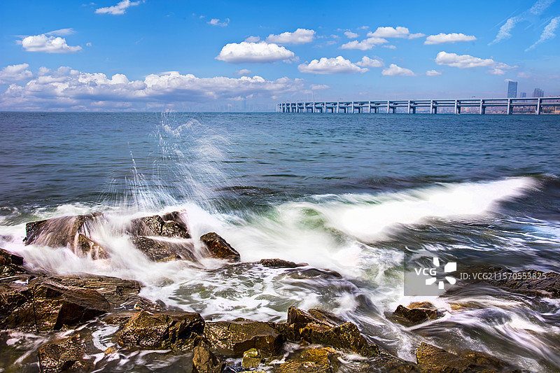 海浪的笔触图片素材