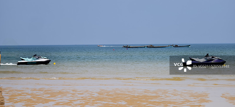 烟台养马岛，獐岛图片素材