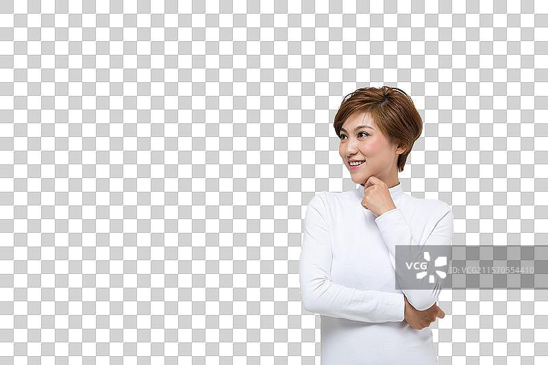 棚拍青年女人科技生活图片素材