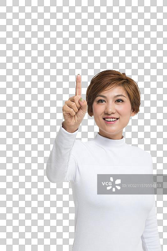 棚拍青年女人科技生活图片素材