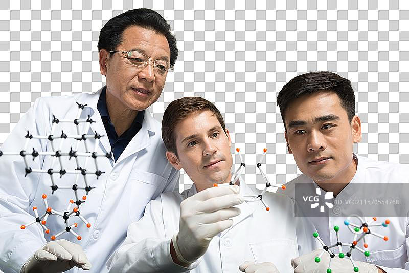 科学家在实验室做科学实验图片素材