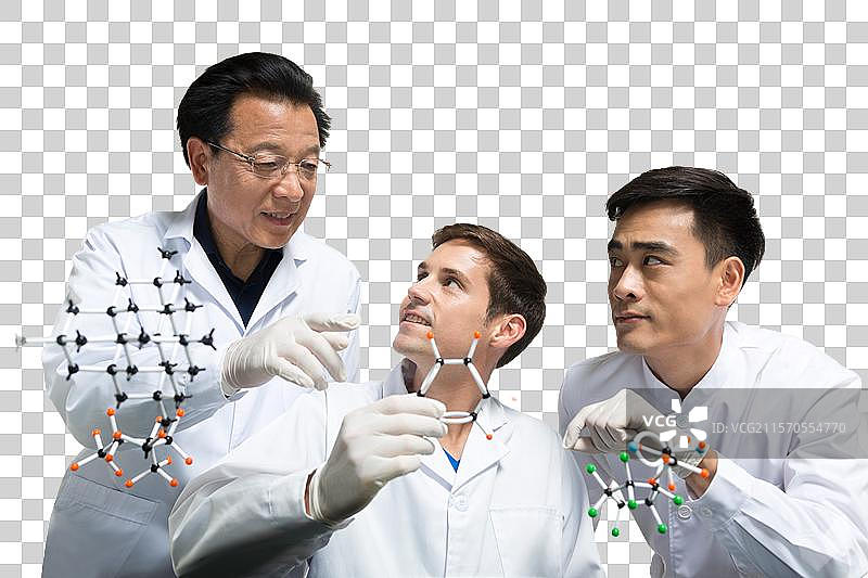 科学家在实验室做科学实验图片素材