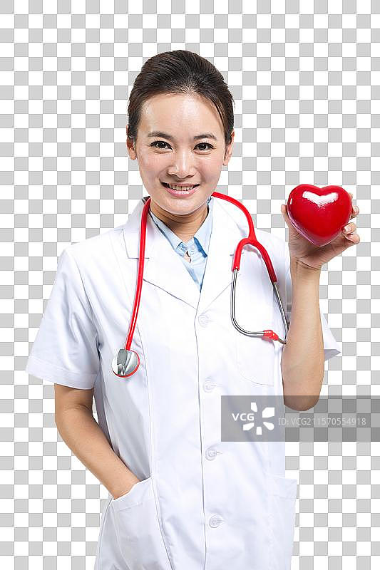 棚拍年轻女医生图片素材