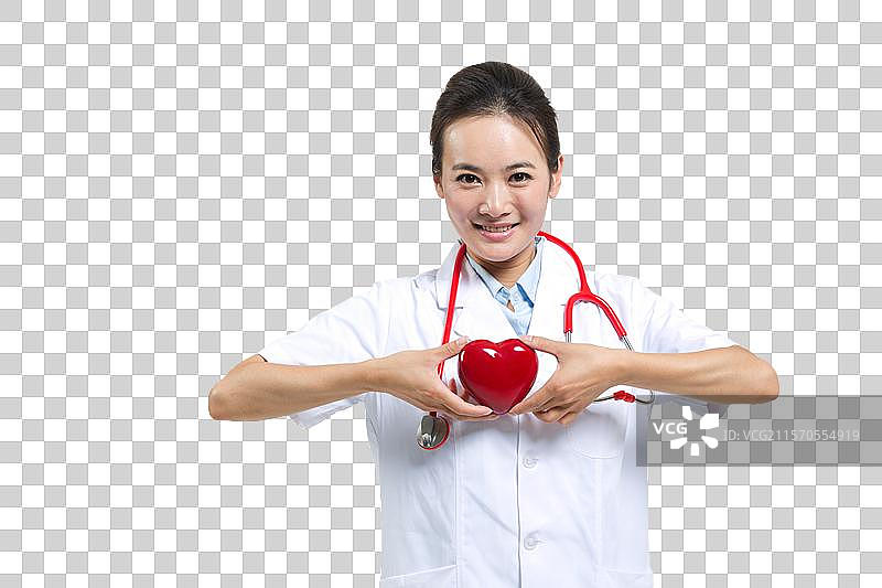 棚拍年轻女医生图片素材