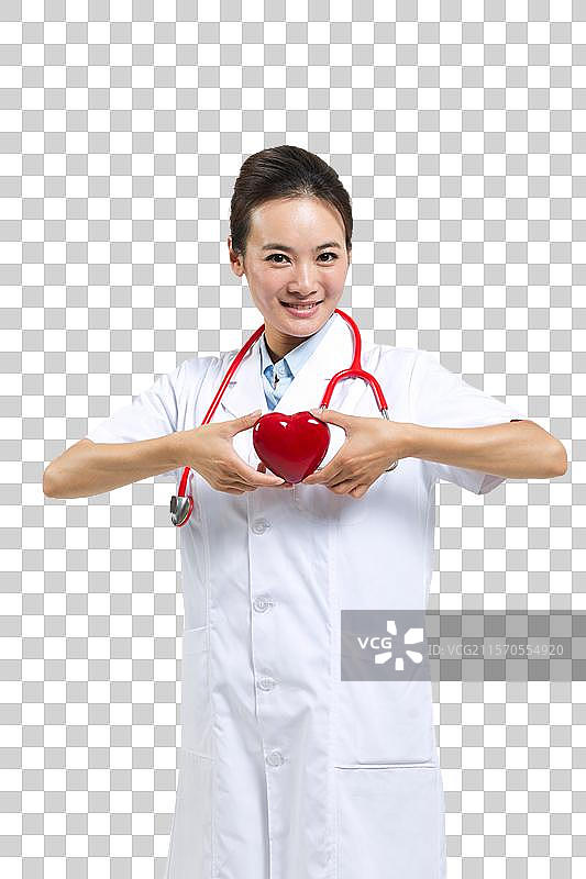 棚拍年轻女医生图片素材