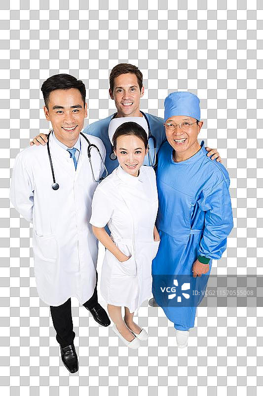 棚拍医护团队图片素材