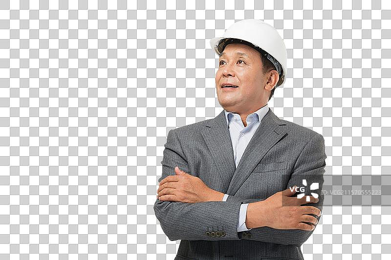 中年男建筑工程师图片素材