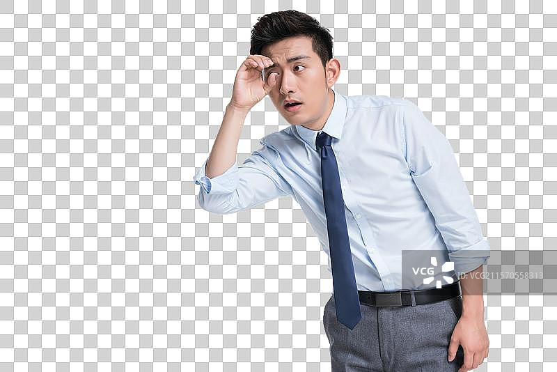 年轻商务人士做手势图片素材