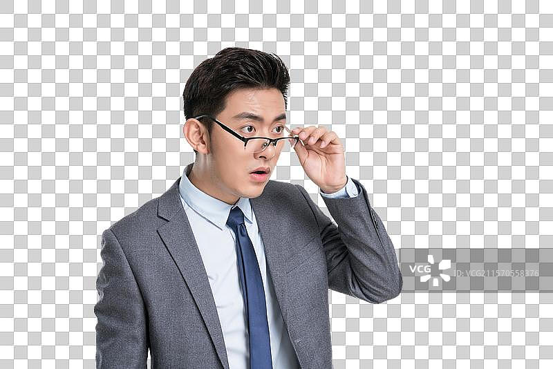 年轻商务人士戴眼镜图片素材