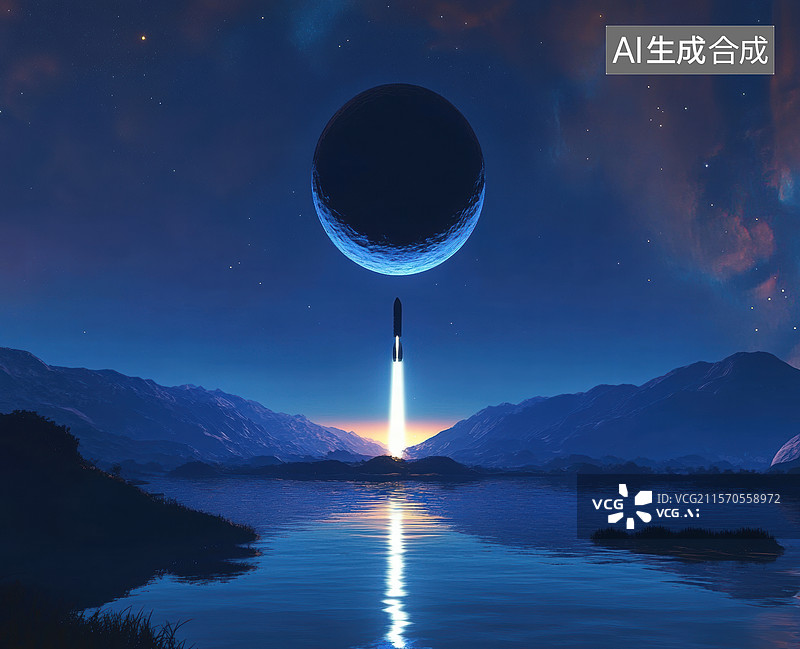 【AI数字艺术】未来之境图片素材