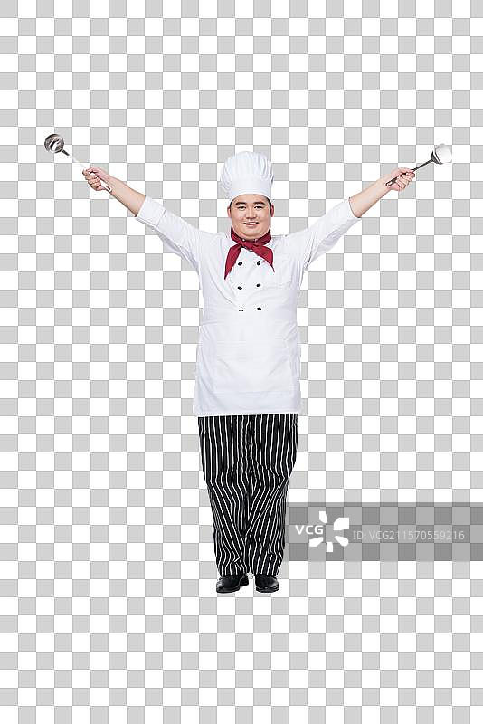 肥胖的厨师图片素材