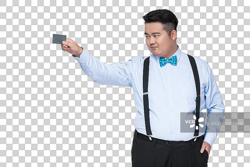 肥胖的青年男子图片素材