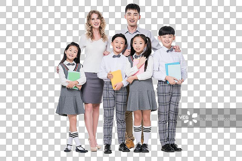 老师和小学生图片素材