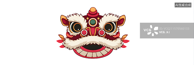 【AI数字艺术】舞狮图片素材