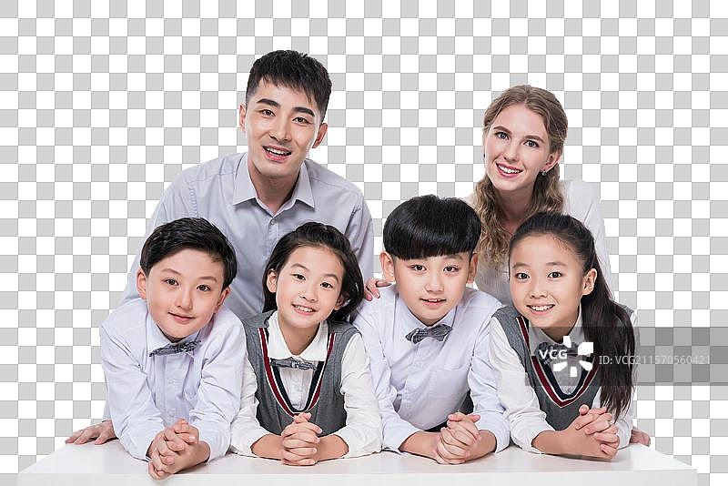 老师和小学生图片素材