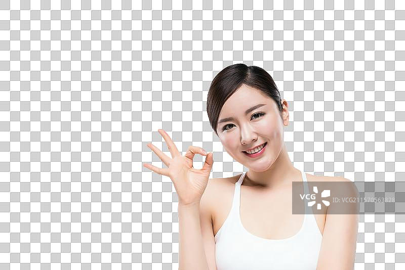 漂亮的年轻女子图片素材