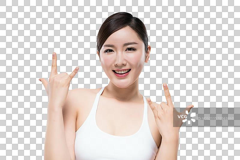 漂亮的年轻女子图片素材