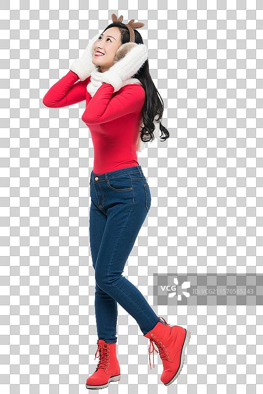年轻女子图片素材
