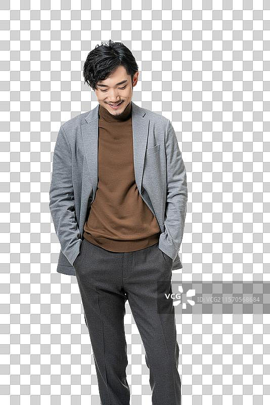 棚拍年轻男子图片素材