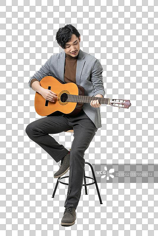 棚拍年轻男子图片素材