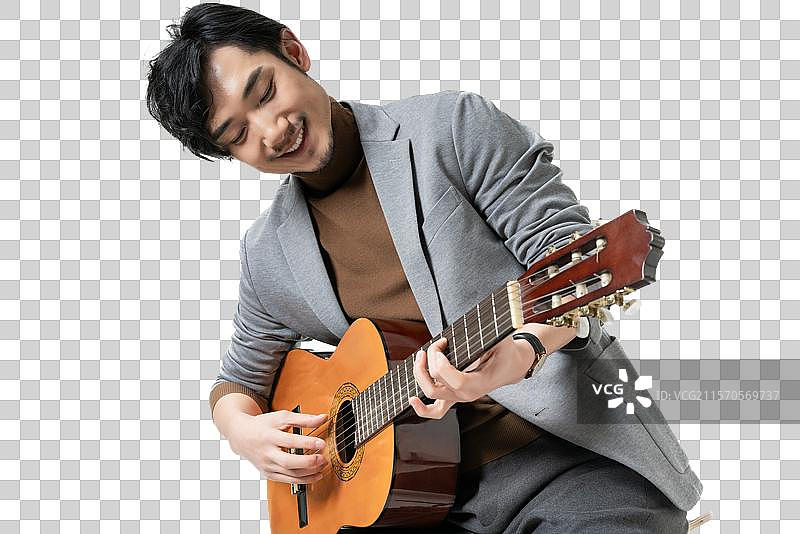 棚拍年轻男子图片素材